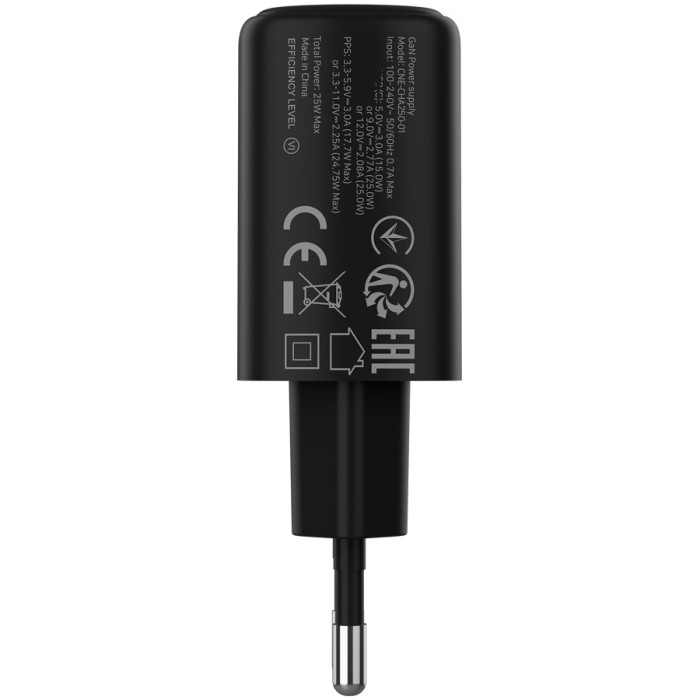 CANYON charger OnCharge 250 25W 1xPD EU Black