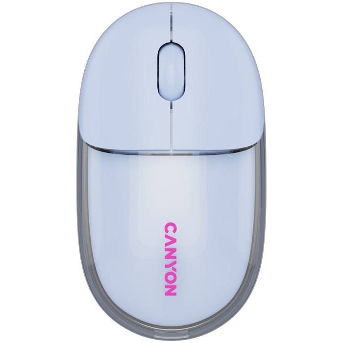 CANYON mouse OnClick 24 BT/ Wireless Transparent/Blue