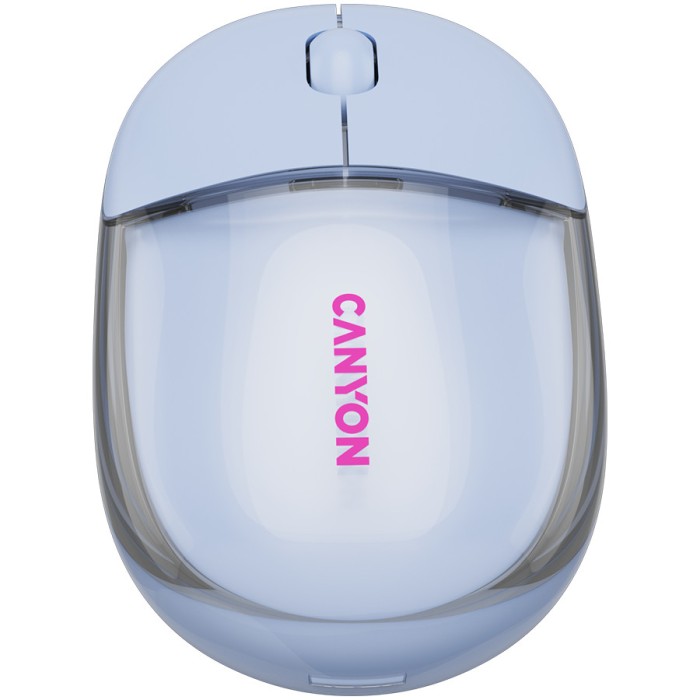 CANYON mouse OnClick 24 BT/ Wireless Transparent/Blue
