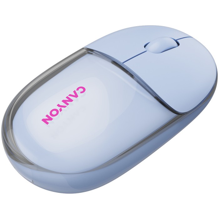 CANYON mouse OnClick 24 BT/ Wireless Transparent/Blue