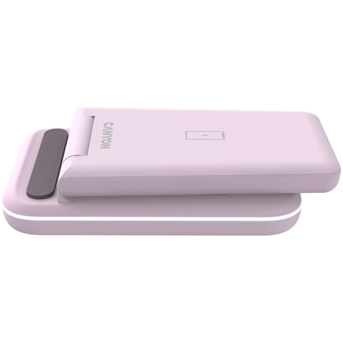 CANYON wireless charger WS-304 15W 3in1 Iced Pink