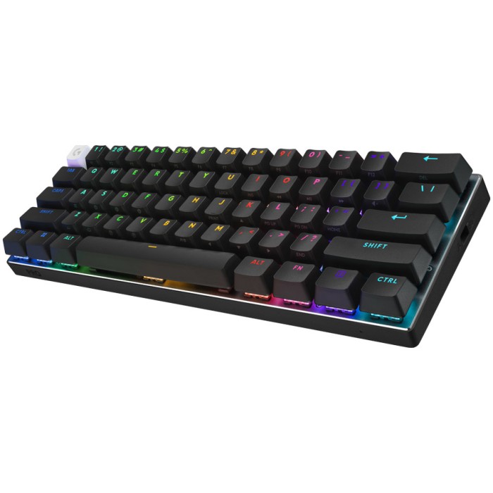 LOGITECH G PRO X 60 LIGHTSPEED Wireless Gaming Keyboard (Tactile) - BLACK - US INT'L - 2.4GHZ/BT - EMEA28-935 - TACTILE SWITCH
