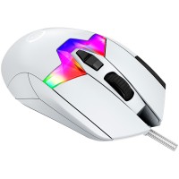 LORGAR Gaming Mouse MSP80 Pro Wired PixArt 3395 8K White