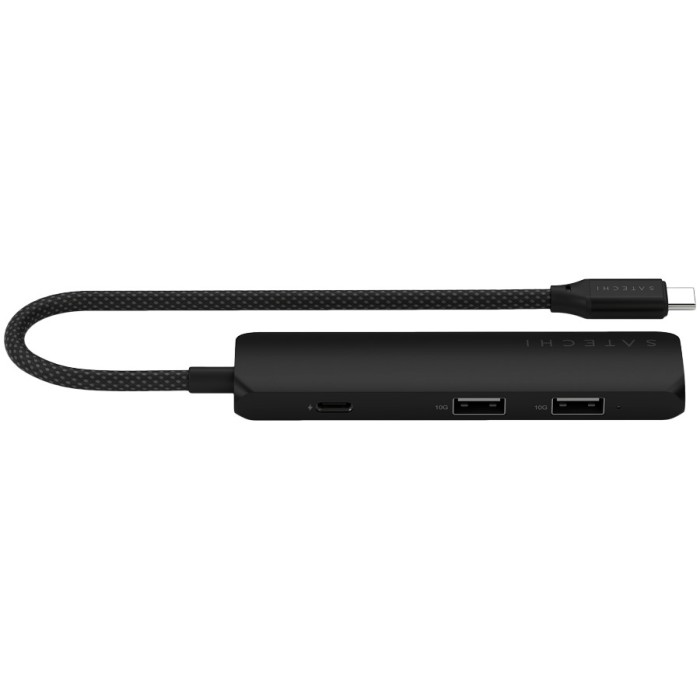 SATECHI 4-in-1 USB-C Slim Multiport Adapter 4K (Black)