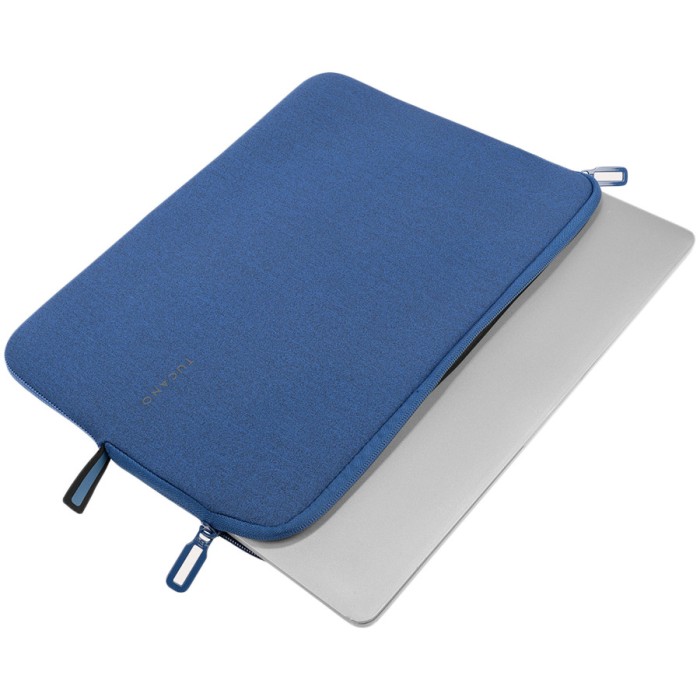 TUCANO MELANGE Sleeve for MacBook Air 15 (2023) / MacBook Pro 15 (2016-2019) / Laptop 14 / Laptop 13, Blue