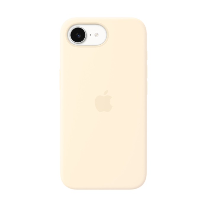 iPhone 17e Silicone Case with MagSafe - Vanilla,Model A3646