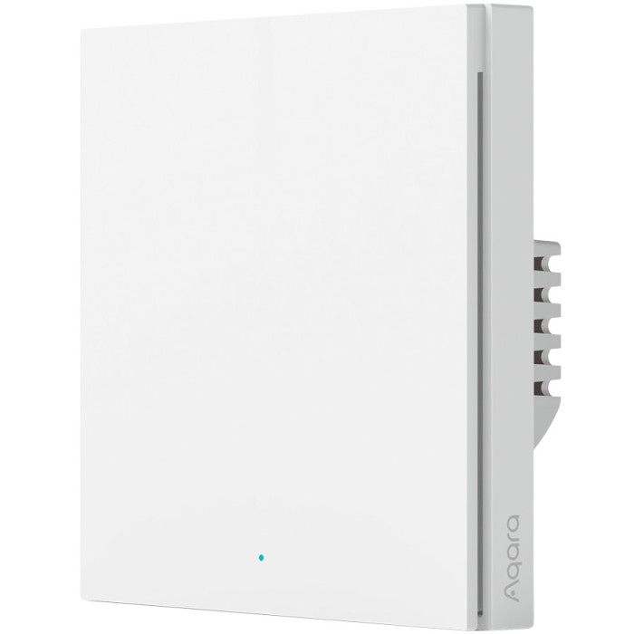 Настенный выключатель одноклавишный Aqara Smart Wall Switch H1 (With Neutral, Single Rocker)