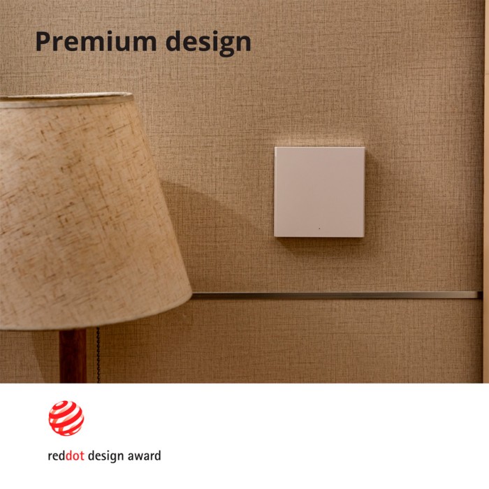 Настенный выключатель одноклавишный Aqara Smart Wall Switch H1 (With Neutral, Single Rocker)