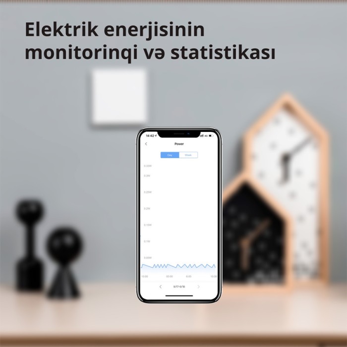 Настенный выключатель одноклавишный Aqara Smart Wall Switch H1 (With Neutral, Single Rocker)
