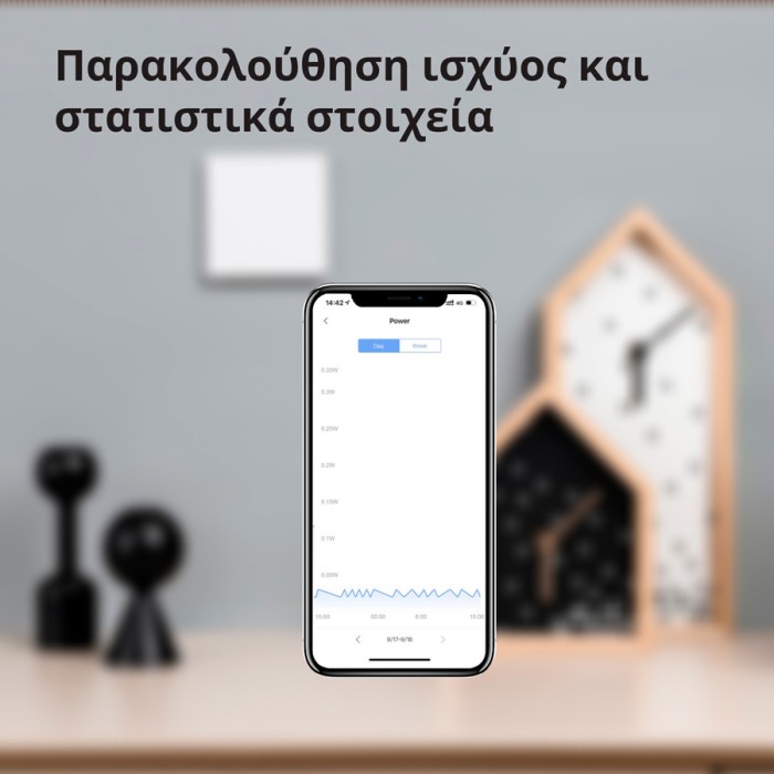 Настенный выключатель одноклавишный Aqara Smart Wall Switch H1 (With Neutral, Single Rocker)