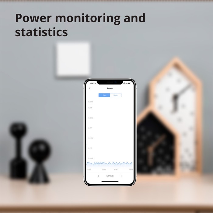 Настенный выключатель одноклавишный Aqara Smart Wall Switch H1 (With Neutral, Single Rocker)