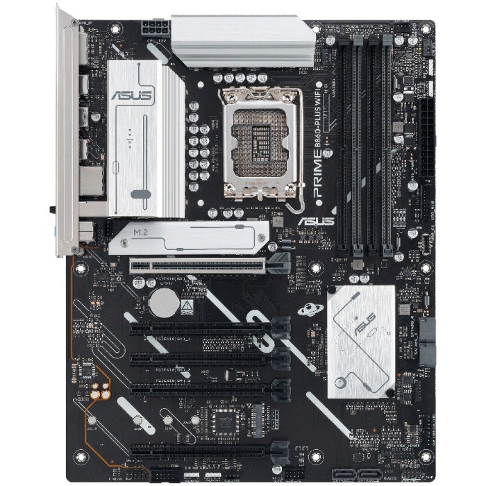 ASUS Main Board Desktop LGA1851 Intel B860 Chipset 4 x DIMM slots, max. 256GB, DDR5 1 x DisplayPort 1 x HDMI port 1 x Wi-Fi module 2 x M.2 slots 4 x SATA ATX Form Factor