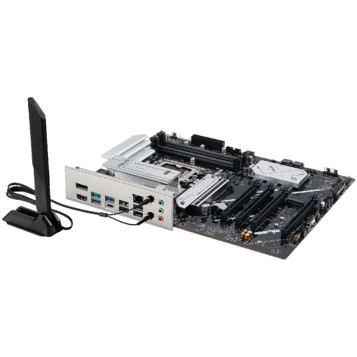 ASUS Main Board Desktop LGA1851 Intel B860 Chipset 4 x DIMM slots, max. 256GB, DDR5 1 x DisplayPort 1 x HDMI port 1 x Wi-Fi module 2 x M.2 slots 4 x SATA ATX Form Factor
