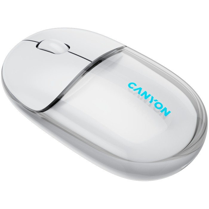 CANYON mouse OnClick 24 BT/ Wireless Transparent/White