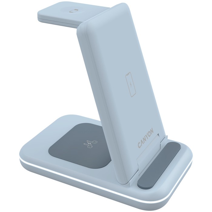 CANYON wireless charger WS-304 15W 3in1 Blue