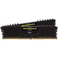 CORSAIR DDR4, 3200MHz 16GB 2x8GB Dimm, 16-20-20-38, XMP 2.0, Vengeance LPX black Heatspreader, Black PCB, 1.35V