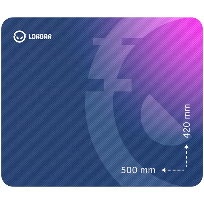 LORGAR Gaming Mouse Pad Main 135 Speed Purple
