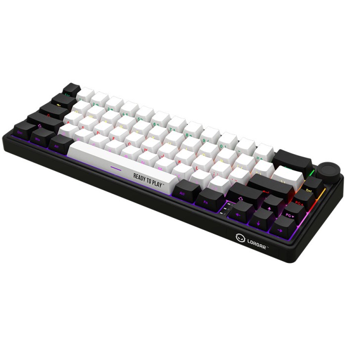 LORGAR Gaming Keyboard KBP70MW Pro Wireless 65% Black RU