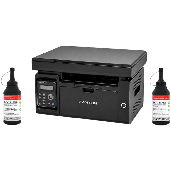 Pantum M6500 22ppm 3-in-1(print, scan, copy) multifunction  laser printer + Two Refill kit (4800 page)