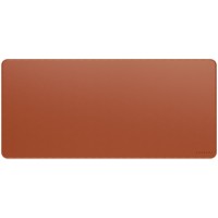SATECHI Vegan-Leather Premium Desk Mat (Brown)