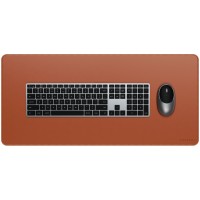 SATECHI Vegan-Leather Premium Desk Mat (Brown)