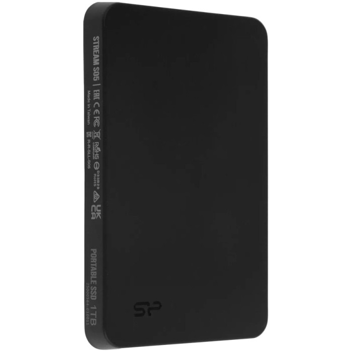 SILICON POWER, PSD,Stream S05,1TB,Black