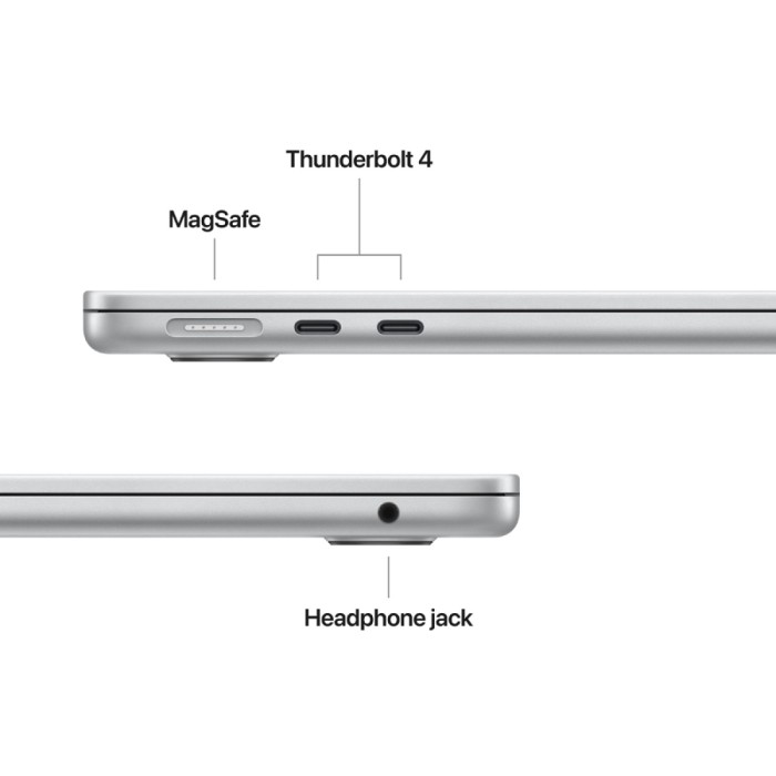 13-inch MacBook Air: Apple M5 chip with 10-core CPU and 10-core GPU, 16GB, 1TB SSD - Silver,Model A3449