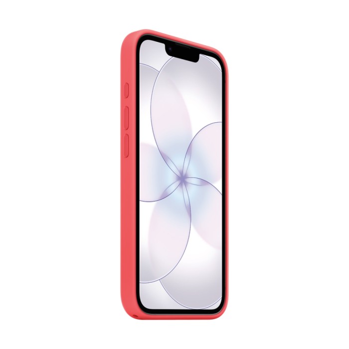 iPhone 17e Silicone Case with MagSafe - Bright Guava,Model A3646