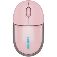 CANYON mouse OnClick 24 BT/ Wireless Transparent/Pink