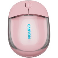 CANYON mouse OnClick 24 BT/ Wireless Transparent/Pink