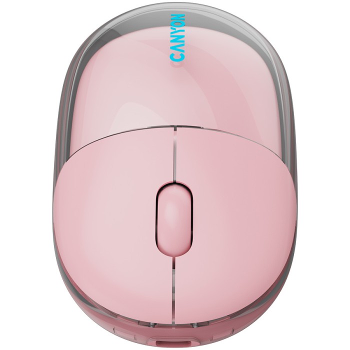 CANYON mouse OnClick 24 BT/ Wireless Transparent/Pink