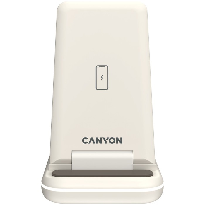 CANYON wireless charger WS-304 15W 3in1 Cosmic Latte