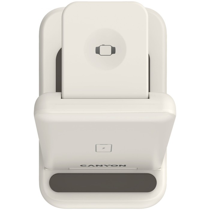 CANYON wireless charger WS-304 15W 3in1 Cosmic Latte