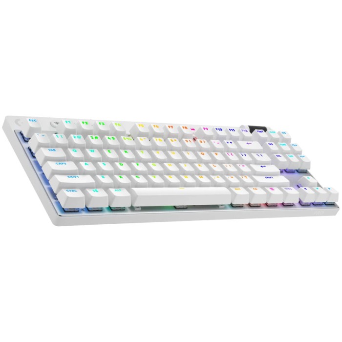 LOGITECH G PRO X TKL LIGHTSPEED Mechanical Gaming Keyboard - WHITE - US INT'L - TACTILE
