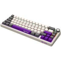 LORGAR KBP70MW, Wireless 65% Mechanical Gaming Keyboard Pro, Beige, EN/RU layout