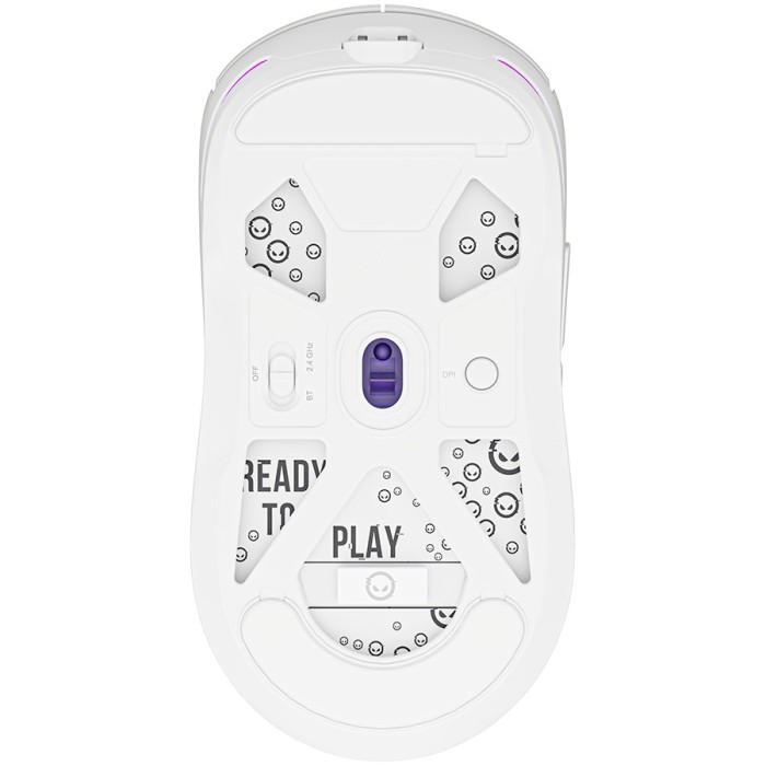 LORGAR Gaming Mouse MSA10W Advanced Wireless PixArt 3311 White