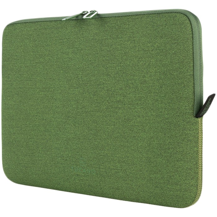 TUCANO MELANGE Sleeve for MacBook Air 15 (2023) / MacBook Pro 15 (2016-2019) / Laptop 14 / Laptop 13, Green