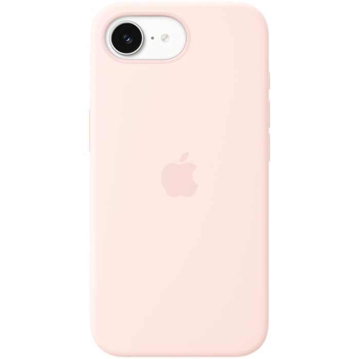 iPhone 17e Silicone Case with MagSafe - Soft Pink,Model A3646