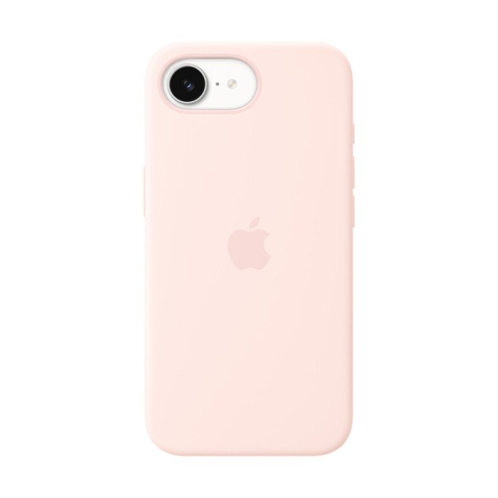 iPhone 17e Silicone Case with MagSafe - Soft Pink,Model A3646