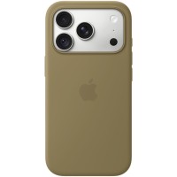 iPhone 18 Pro Silicone Case with MagSafe - Olive, Model A3701