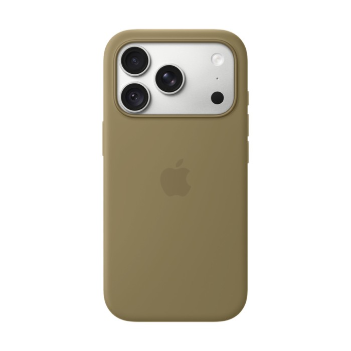 iPhone 18 Pro Silicone Case with MagSafe - Olive, Model A3701