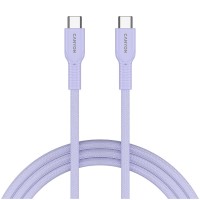 CANYON cable OnWire 60CL C-C 60W COLOR Braided 1m Purple