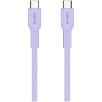 CANYON cable OnWire 60CL C-C 60W COLOR Braided 1m Purple