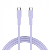 CANYON cable OnWire 60CL C-C 60W COLOR Braided 1m Purple