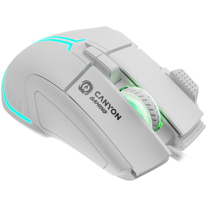 CANYON mouse Fortnax GM-636 RGB 9buttons Wired White