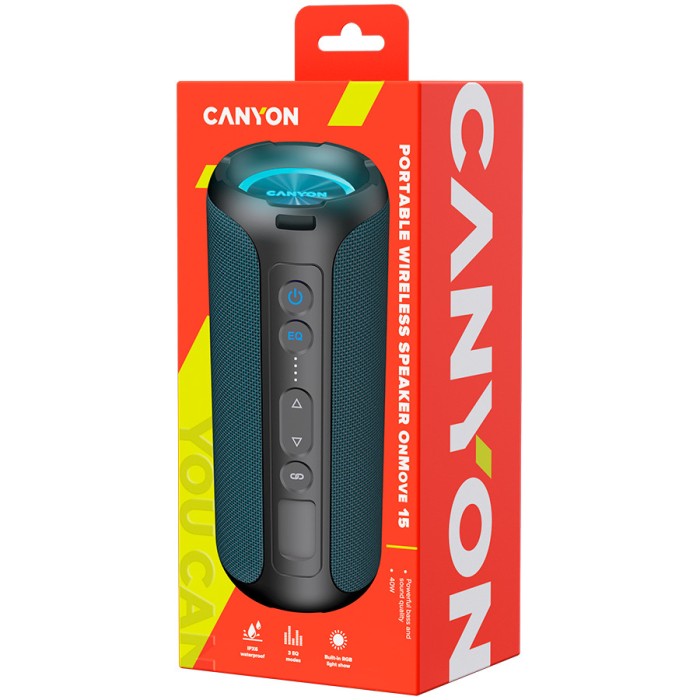 CANYON speaker OnMove 15 40W EQ TWS AUX Dark Blue