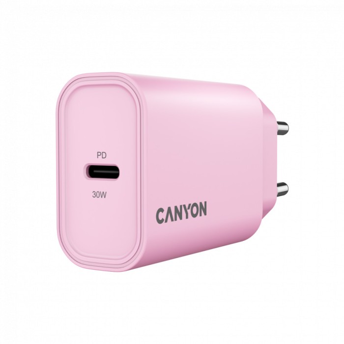 CANYON charger OnCharge 30CL Max Power 30W 1xPD EU Pink