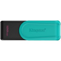 Kingston  128GB Portable USB 3.2 Gen 1 DataTraveler Exodia S (Black/Turquoise)