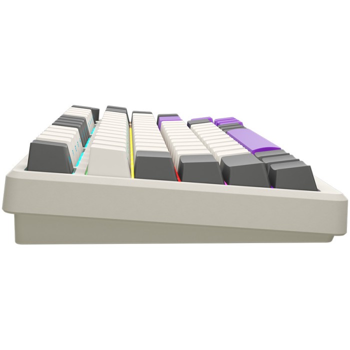 LORGAR KBP7075W, Wireless 75% Mechanical Gaming Keyboard Pro, Beige, EN/RU layout
