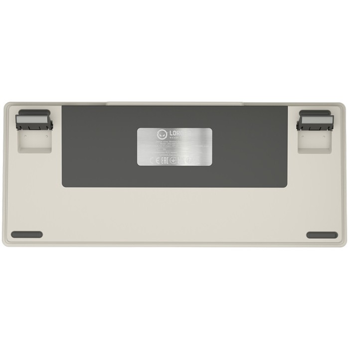 LORGAR KBP7075W, Wireless 75% Mechanical Gaming Keyboard Pro, Beige, EN/RU layout
